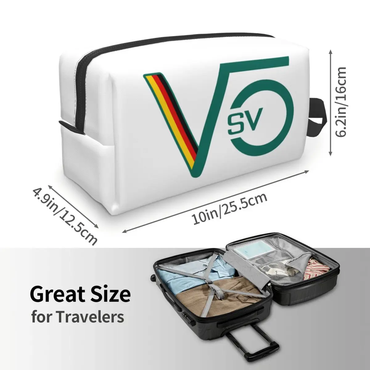 سيباستيان فيتيل شعار SV5 F1 حقيبة مستحضرات تجميل منظم مستحضرات التجميل تخزين Dopp عدة أدوات الزينة حقيبة مستحضرات التجميل للنساء مقلمة التجميل