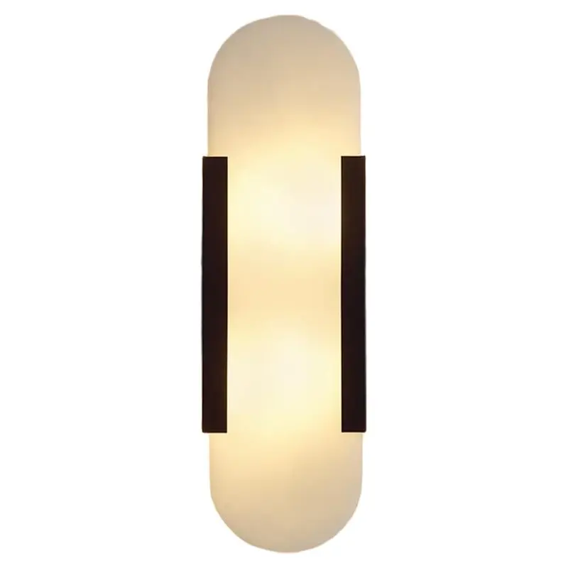 

AB41-Vintage Style Marble Wall Lamp Living Room Bedside Bedroom Indoor Home Decor Lighting Sconce