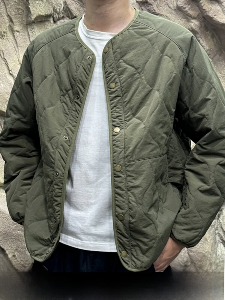 

Ретро-японская хлопковая куртка без подкладки для пар, мужская модная теплая верхняя одежда, трендовая, молодежная, популярная