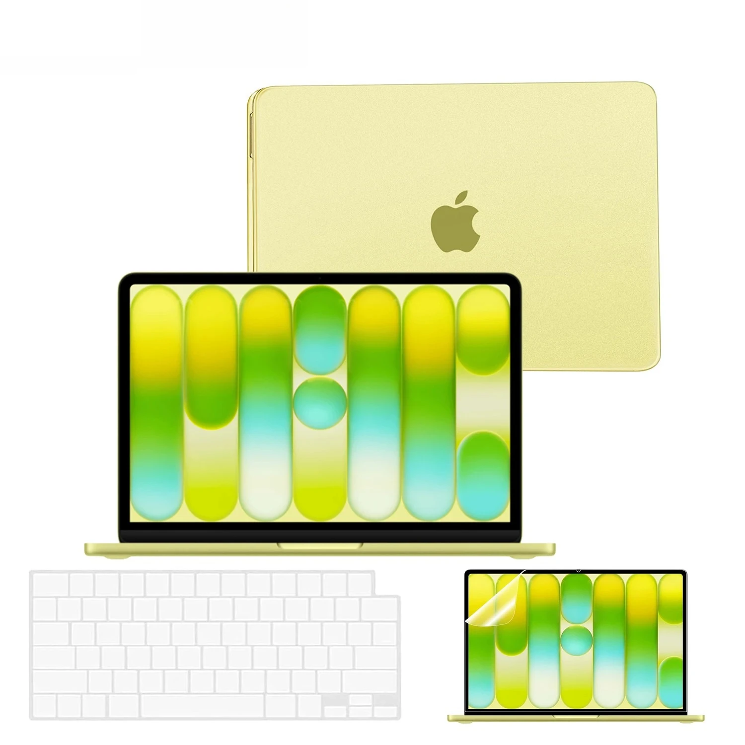 For Apple MacBook Neo13 inch 2026 Release Model A3404 Case 3 in 1 Kit PC Hard Keyboard And Screen Anti-Scratch Protection Cover