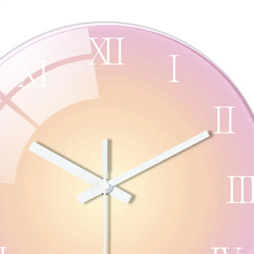 Precise Time Display Clock Silent Modern Wall Clock 30 Cm Quartz Battery Operated Clock Easy to Read Quiet Time Display for Home