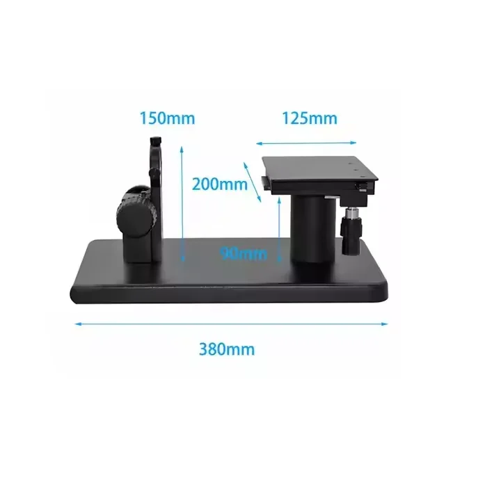 48MP 4K Ca me ra 180X Lens Horizontal Zoom Inspection Microscope with Standard C-Mount Port 3840x2160 Resolution