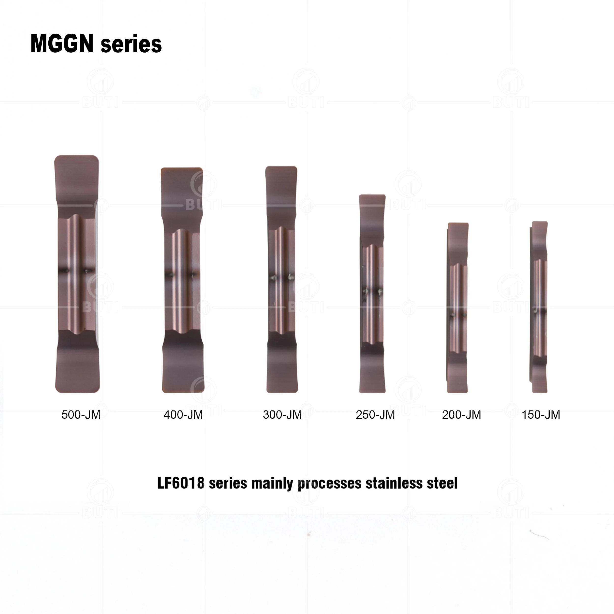 Imagem -05 - Deskar 100 Original Mggn150 200 250 300 400 500-jm Lf6018 Torno Cnc Ferramentas de Torneamento Carboneto Grooving Inserções para Aço Inoxidável