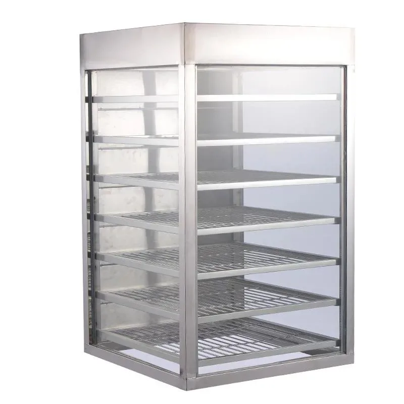 Drawer type steamer cabinet tempered glass  steamer furnace stainless steel steamed buns machine