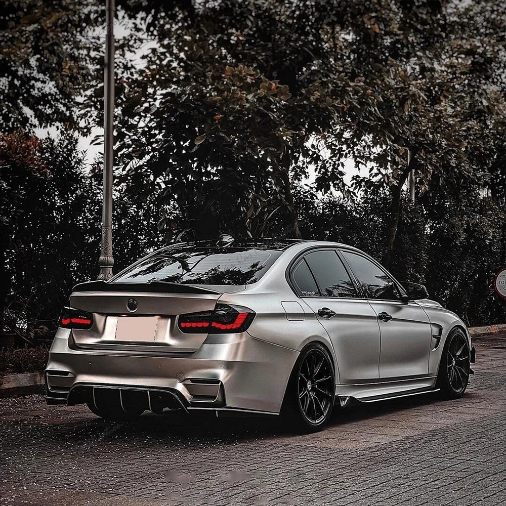 Para tylnych lamp LED do BMW serii 3 F30 F35 320i 328i 335i M3 2013-2020, tylne światła, lampy zespolone, światła przeciwmgielne, komplety oświetlenia samochodowego