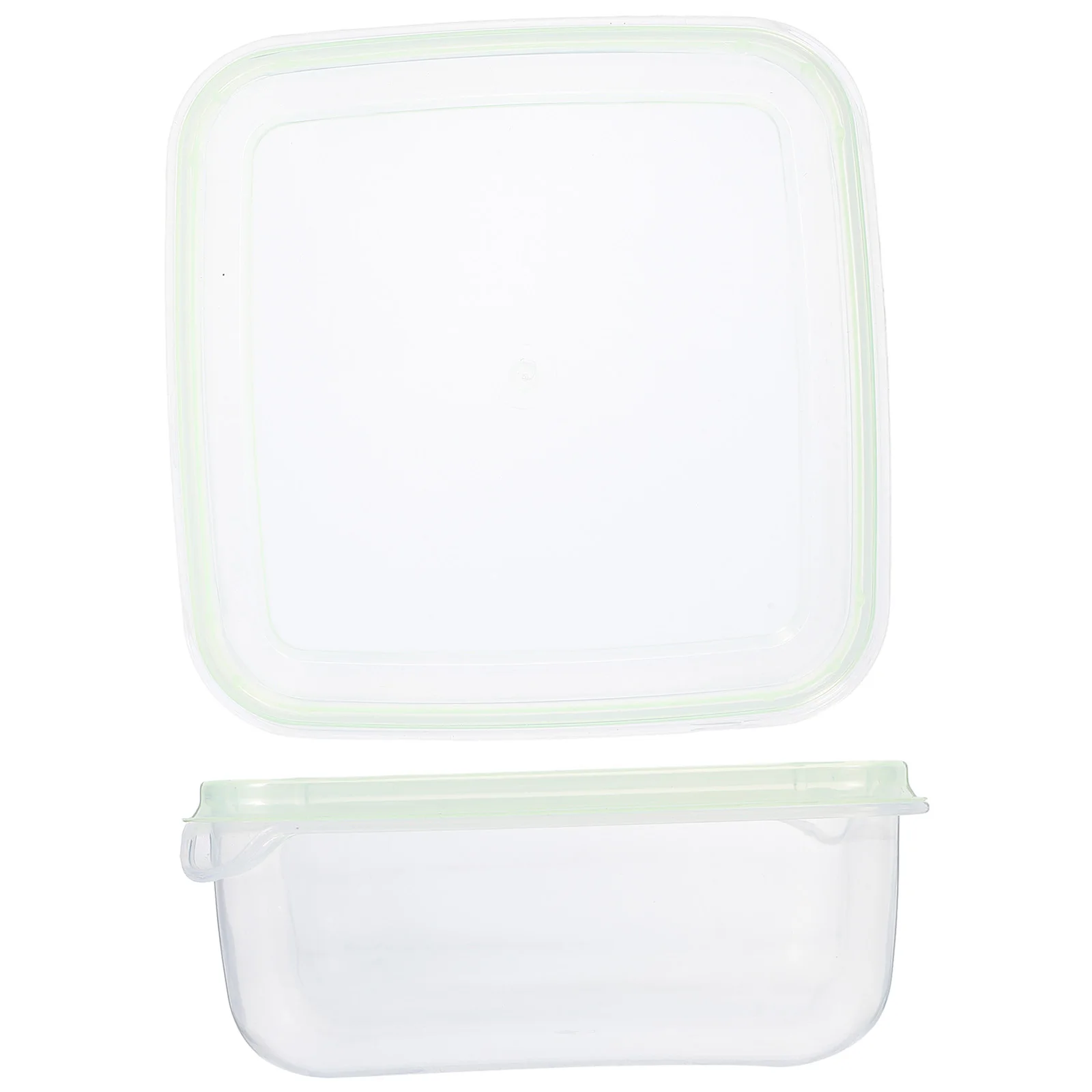 

2pcs Cheese Storage Box Reusable Pp Material Transparent Food Freshness Container Household Refrigerator Kitchen Supplies Sliced