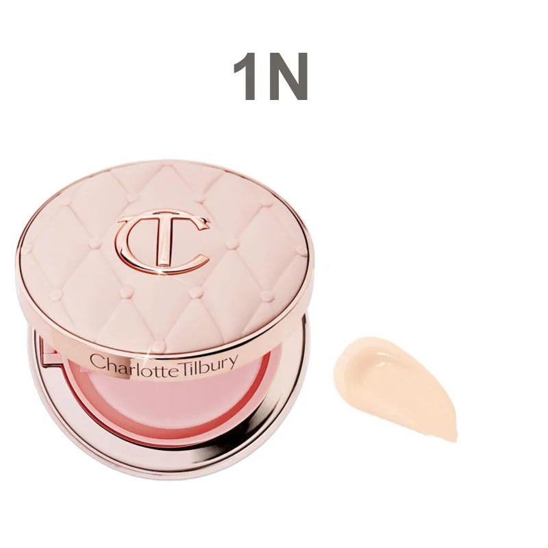 Charlotte Tilbury Shimmer Makeup Air Cushion Lichtgewicht vochtregulerende oliecontrole Tweekleurige hartvormige poederblusher Uniek ontwerp