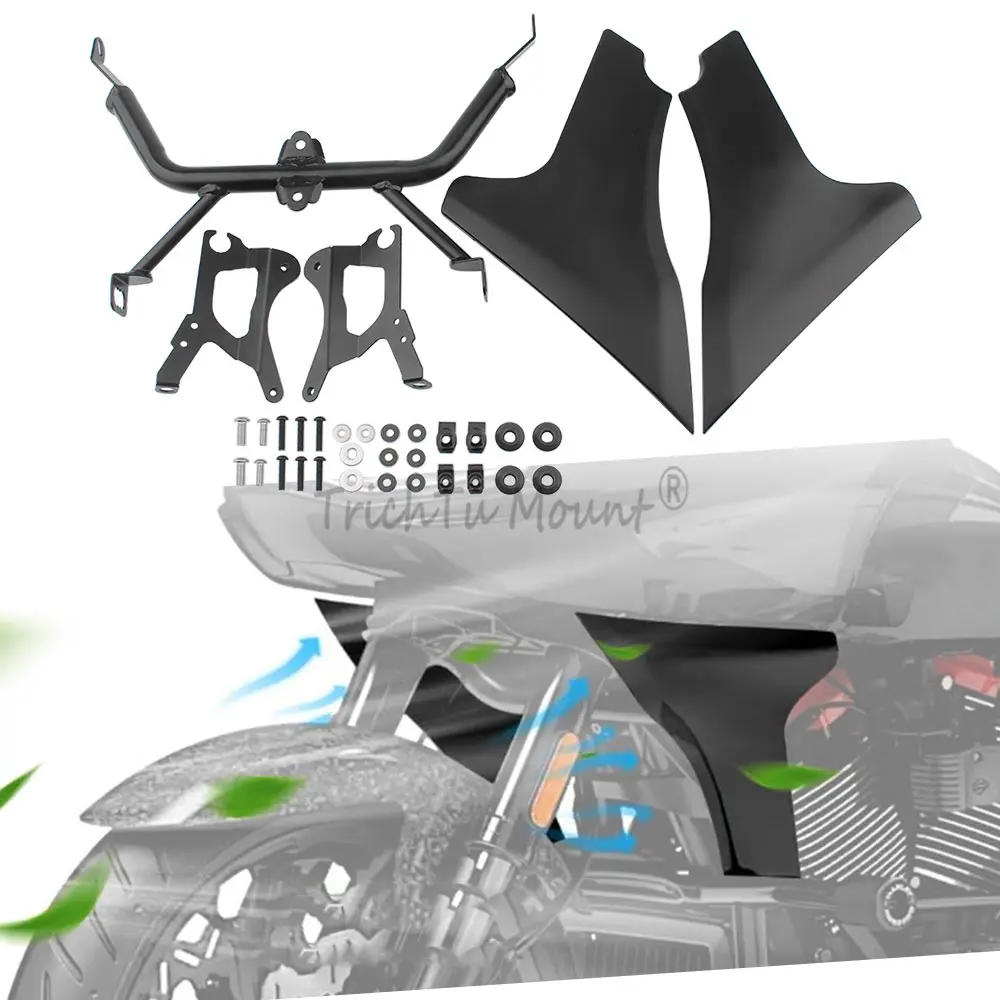 Motocykl ABS plastikowa boczna owiewka pokrywa panelu zestaw wsporników dla Harley Touring Road Glide FLTRXSE FLTRXSTSE 2023-24 akcesoria