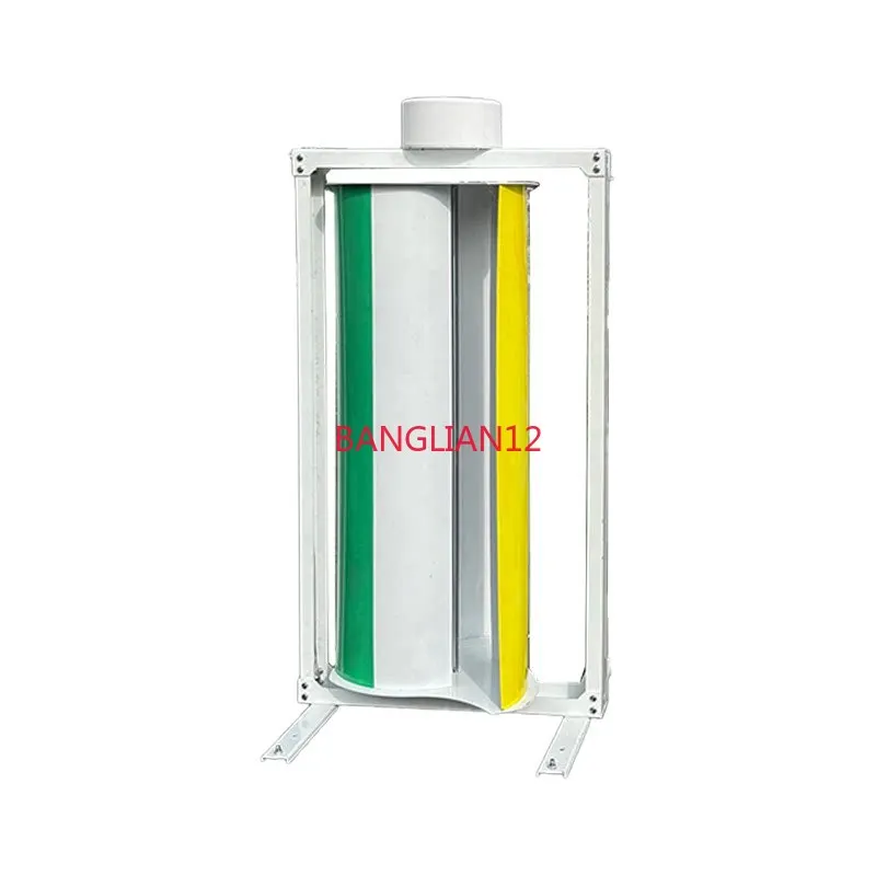 Innovative design of high power generation vertical wind turbine, suitable for balcony or camping use