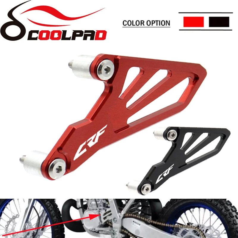 Przedni łańcuch osłona zębatki zabezpieczającej dla HONDA CRF450R CRF250R CRF450RX CRF250RX części do motocykla CNC CRF 250 450 R RX