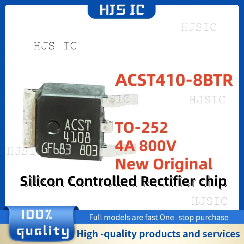 10PCS/ 100% New Original ACST4108 ACST410-8B ACST410-8BTR TO-252 4A 800V Silicon Controlled Rectifier chip In Stock
