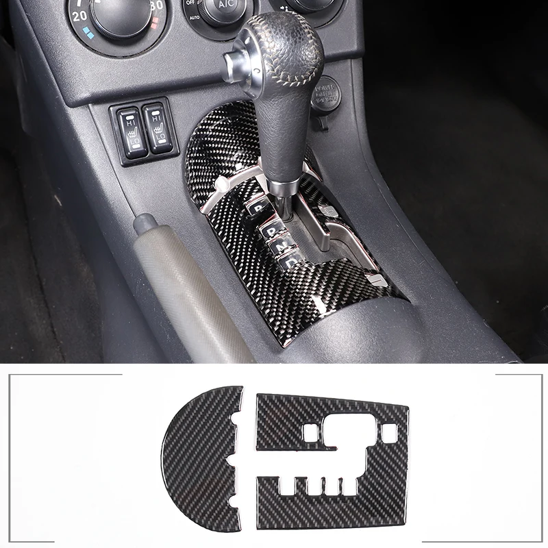 For Mitsubishi Eclipse 2006-2011 Soft Carbon Fiber Car Central Control Gear Shift Air Outlet Frame Panel Sticker Car Accessories - view 5