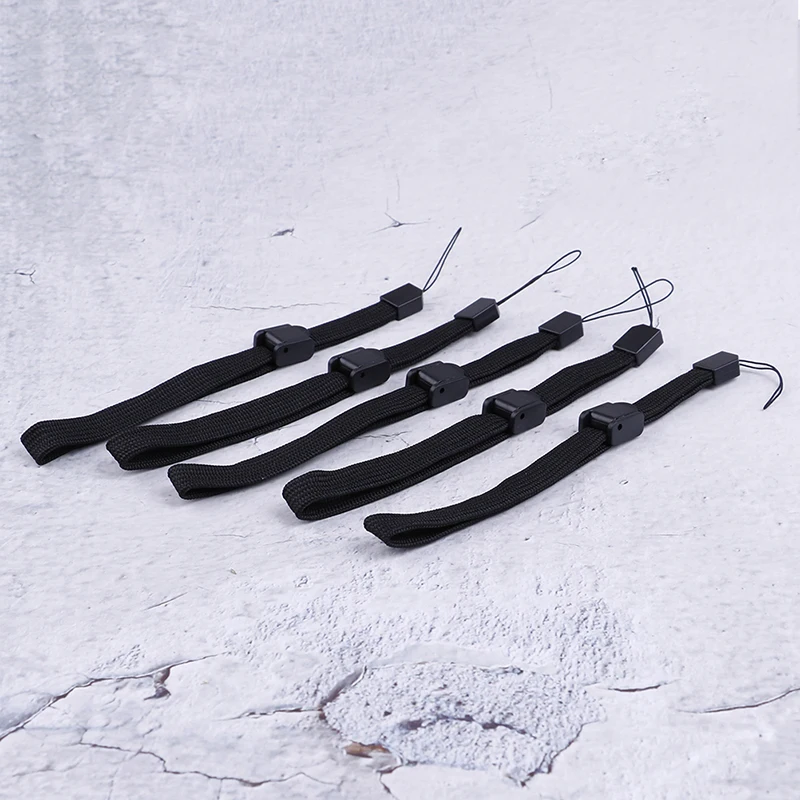 5x Black wrist strap lanyard hand grip string for nintendo wii remote controller