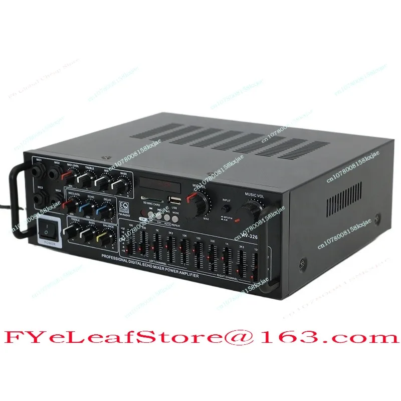 

LDZS AV-326BT 2-канальный автомобильный усилитель мощности звука 220 В 110 В