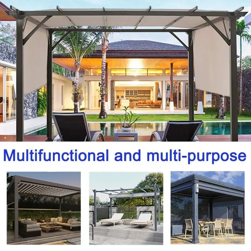 

652F Durable Gazebo Canopy Cover Replacement Rainproof Design Quick Setups Tool Less