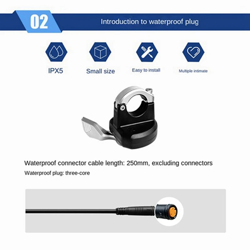 26A Tri-Mode Controller Kit With UKC3 Display Gauge 36V 48V Fit For Electric Bike Motor Conversion