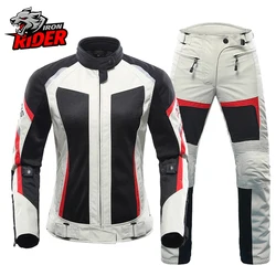 Tuta da ciclismo da donna giacca da moto traspirante equipaggiamento protettivo giacca da moto taglia S-XL tuta da corsa