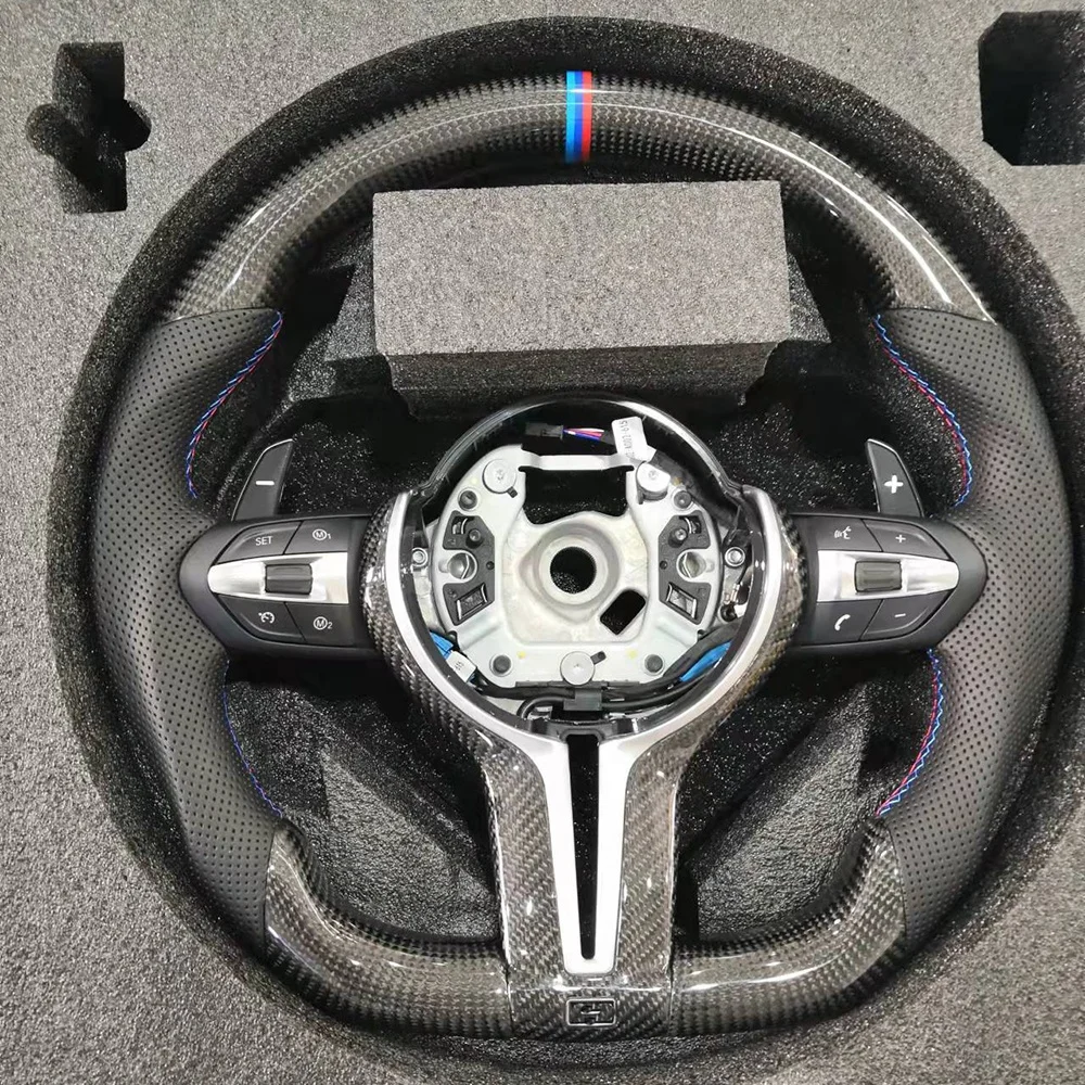 

Оптовая продажа с завода, Высококачественное Автомобильное рулевое колесо из натуральной кожи для M3