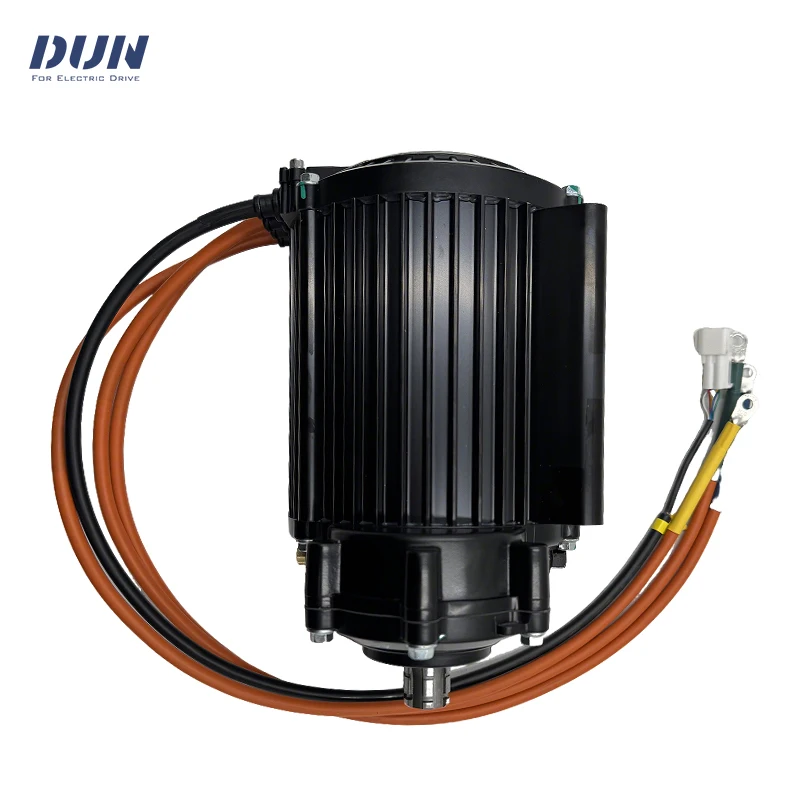 QS120 60H 2000W V3 72V 60H Mid Drive Motor with Gearbox Ratio: 1:2.35 for Electric Motorcycle - view 2