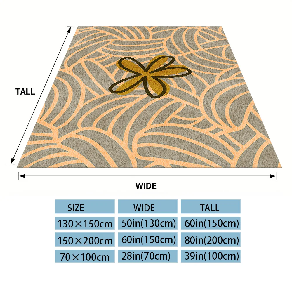 Neutral Line Floral Flannel Blankets Are Perfect For Sofas, Office Beds, Travel, Sleep, And Use Throughout The Four Seasons