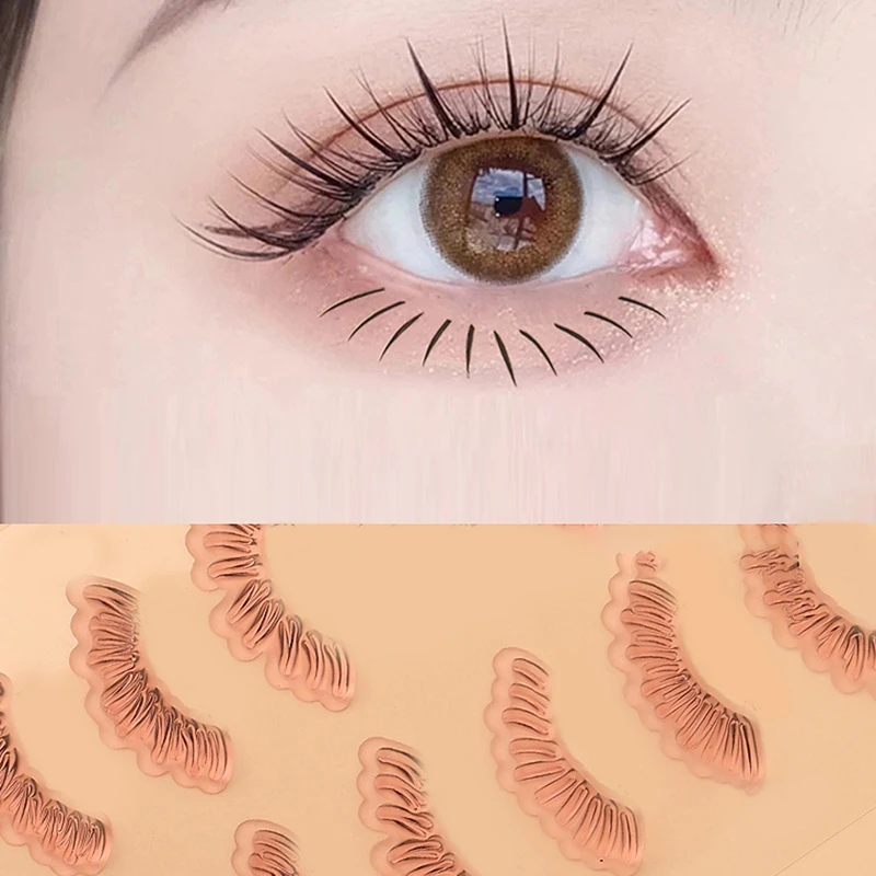 Silicone inferior cílios delineador carimbo cílios extensão tinta diy selo tinta cosmética lash eyeline ferramentas preguiçoso eyeline selo maquiagem