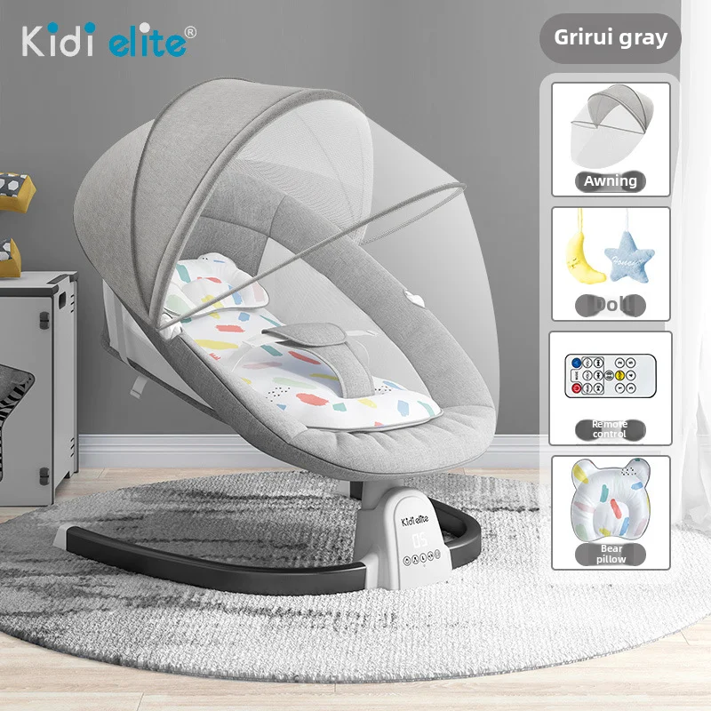 Soothing rocking chair  baby sleeping cradle  sitting and lying down non adjustable