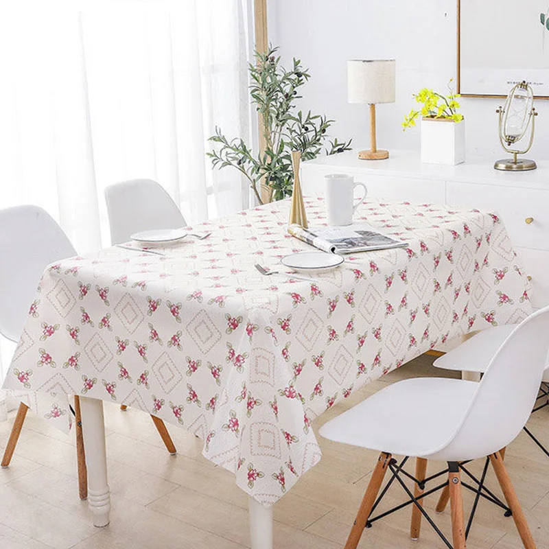 PVC Waterproof Table Cloth Rectangle Tablecloth Nappe Table Cover Party Wedding Table Cloth for Home Kitchen Tablecloth Mantel