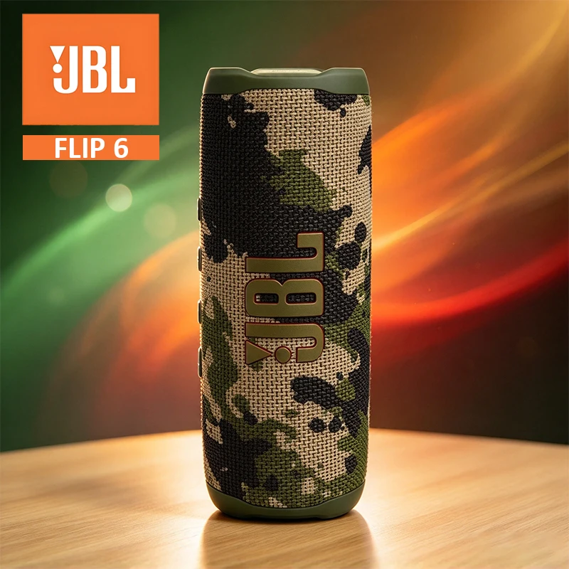 JBL Flip6 Kaleidoscope 6th Generation Bluetooth subwoofer for friends gathering, high volume portable waterproof speaker