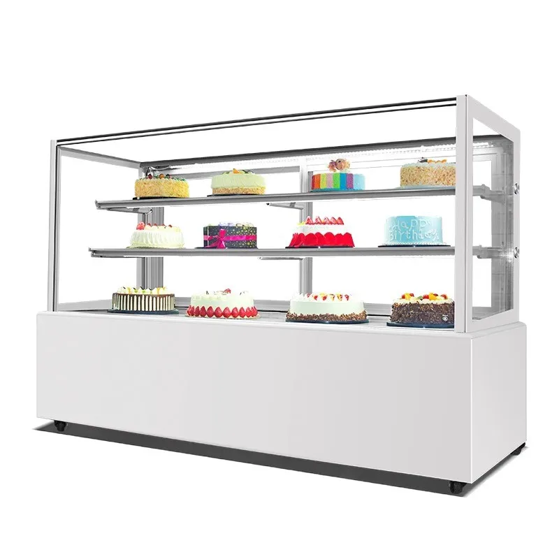 Glass mousse air-cooled cake cabinet Commercial display cabinet Refrigerated cooked food Sushi custom cycle Core parameters