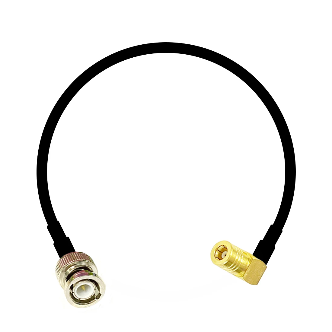 

New BNC Male Plug Switch SMB Female Jack Right Angle Connector RG174 Jumper Cable Wholesale 20CM 8" Adapter