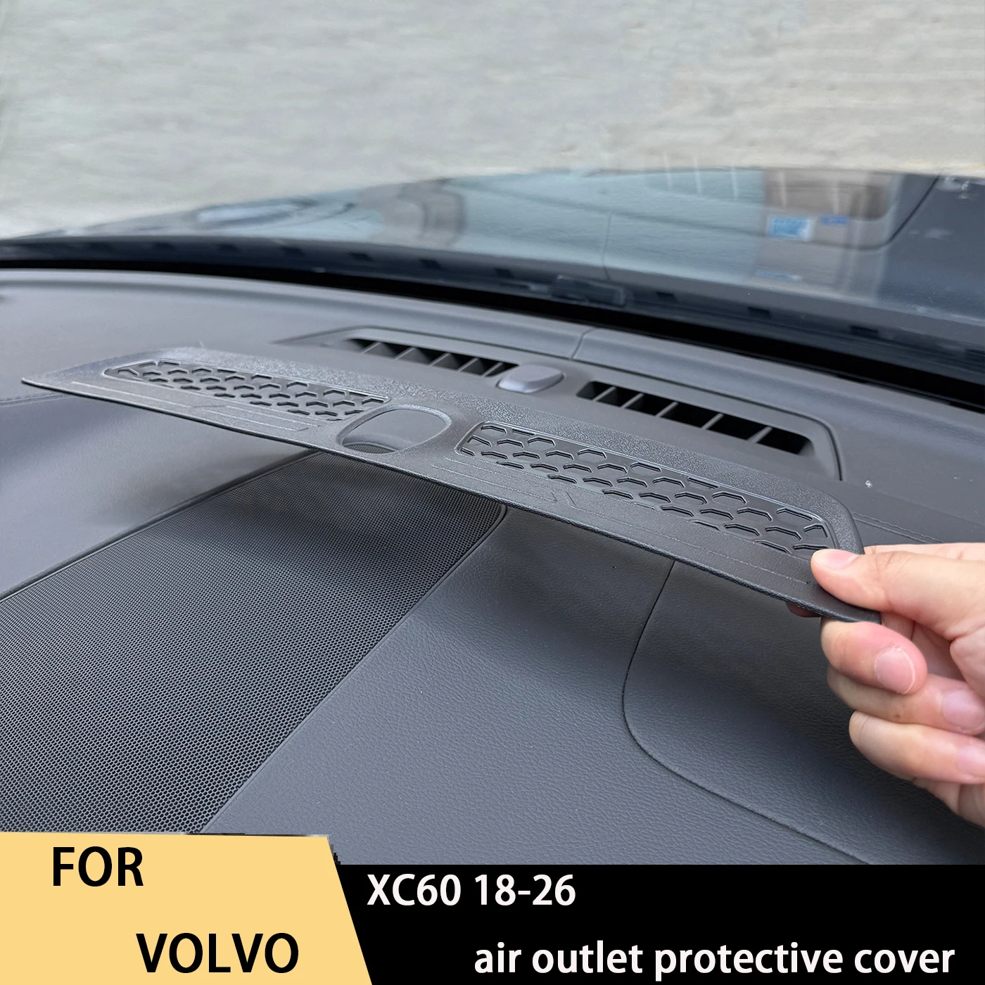 

For 18-26 models of Volvo XC60 instrument panel front air outlet protective cover, dust cover, mesh anti blocking