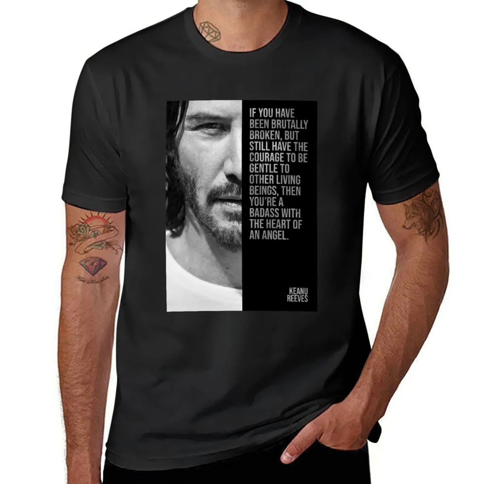

Keanu Quote #4 T-Shirt quick drying Short sleeve tee cheap stuff Funny t-shirts mens graphic t-shirts anime