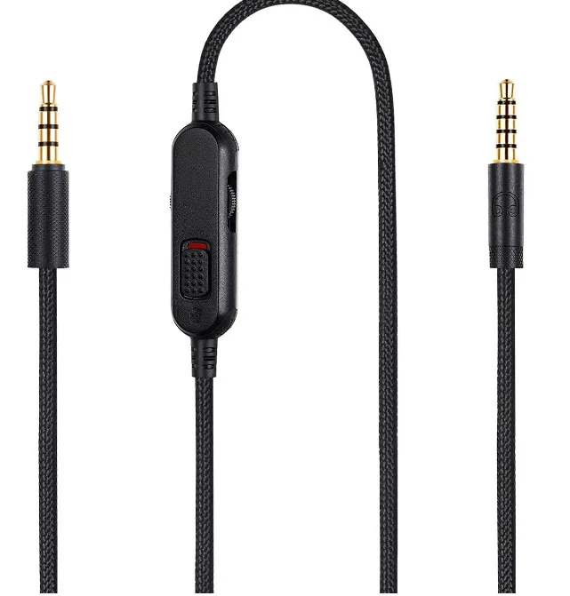 Hochwertiges Audiokabel für Logitech G433 233 Gpro pro x, optimiert für Kopfhörer, geräuschlos, 2-in-1, 2m, geflochten, Plug and Play. – Detail 6