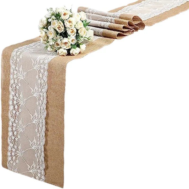 

CX hair lace linen table flag European hotel wedding festival party decoration tablecloth table flag