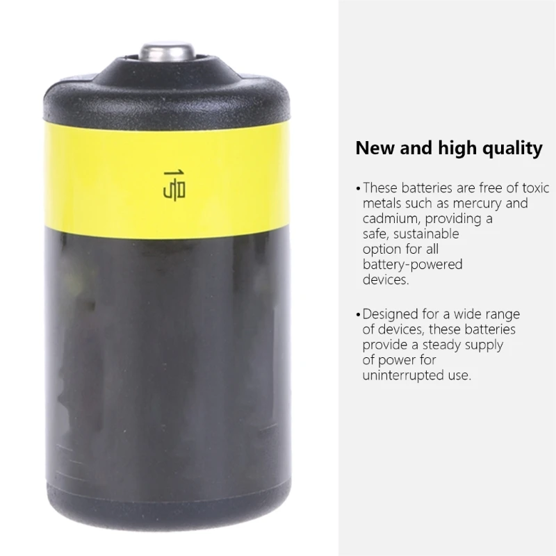 อะแดปเตอร์จ่ายไฟแบตเตอรี่เซลล์ LR20 D การเปลี่ยนแบตเตอรี่ 1.5V