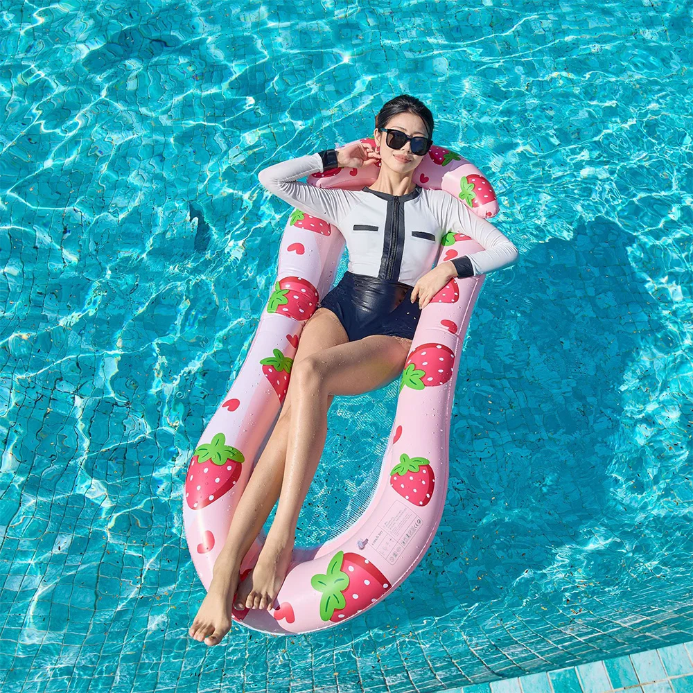 1Pcs Inflatable Pool Float Swim Mattress Water Hammock Adult Swim Tube Summer Water Swim Pool Lakes And Rivers - view 3