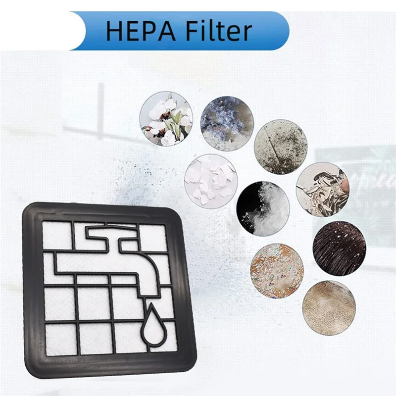 Washable Hepa Filter for Philips FC8010 FC9331 FC9515 FC9516 Power Pro Compact Vacuum Cleaner Parts Household Cleaning