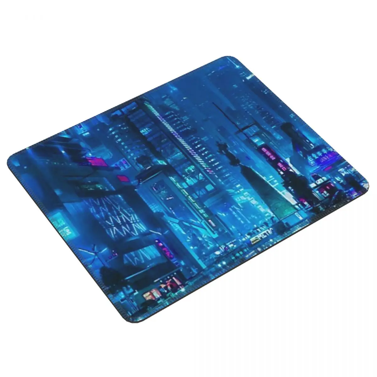 Gaming Accessories Mouse Pad Cyberpunk Sci Fi City Mousepad Mat Computer Gamer Desk Mat