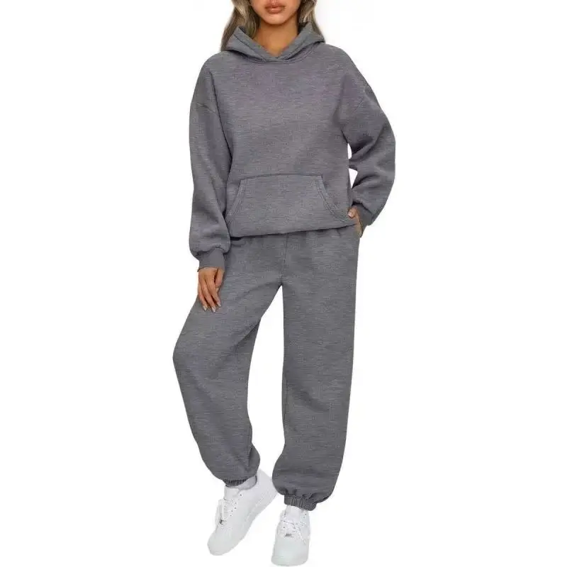 2024 Hot Sale Women Fashion Tracksuit Hoodies and Sweatpants High Quality Ladies Daily Casual Sports Jogging Suit Hooded Outfits