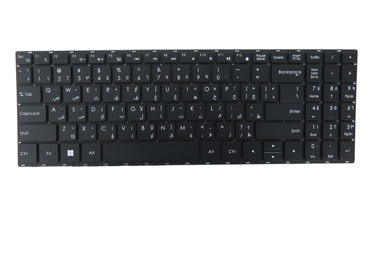 Laptop Keyboard MB3331008 PRIDE-K4583 Arabia AR/Russian RU/United States US Black Without Frame