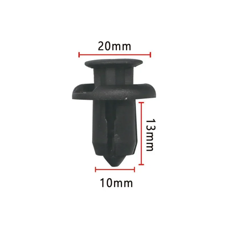 10/50PCS 10mm Bumper Buckle Clips for Honda Accord Civic Fengfan Fit CRV Odyssey Sidi Network B02 Fasteners