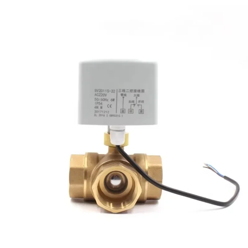 Brass ball valve 24vac220vac with actuator