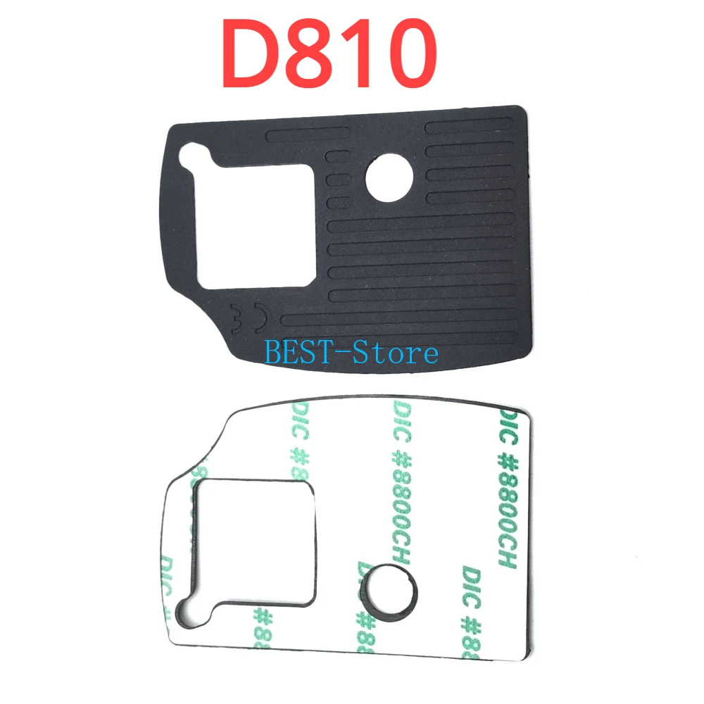 1x New for Nikon D800 D800E D810 Body Bottom Decoration Rubber Leather Cover Cap + Adhesive Tape Camera Repair Accessories