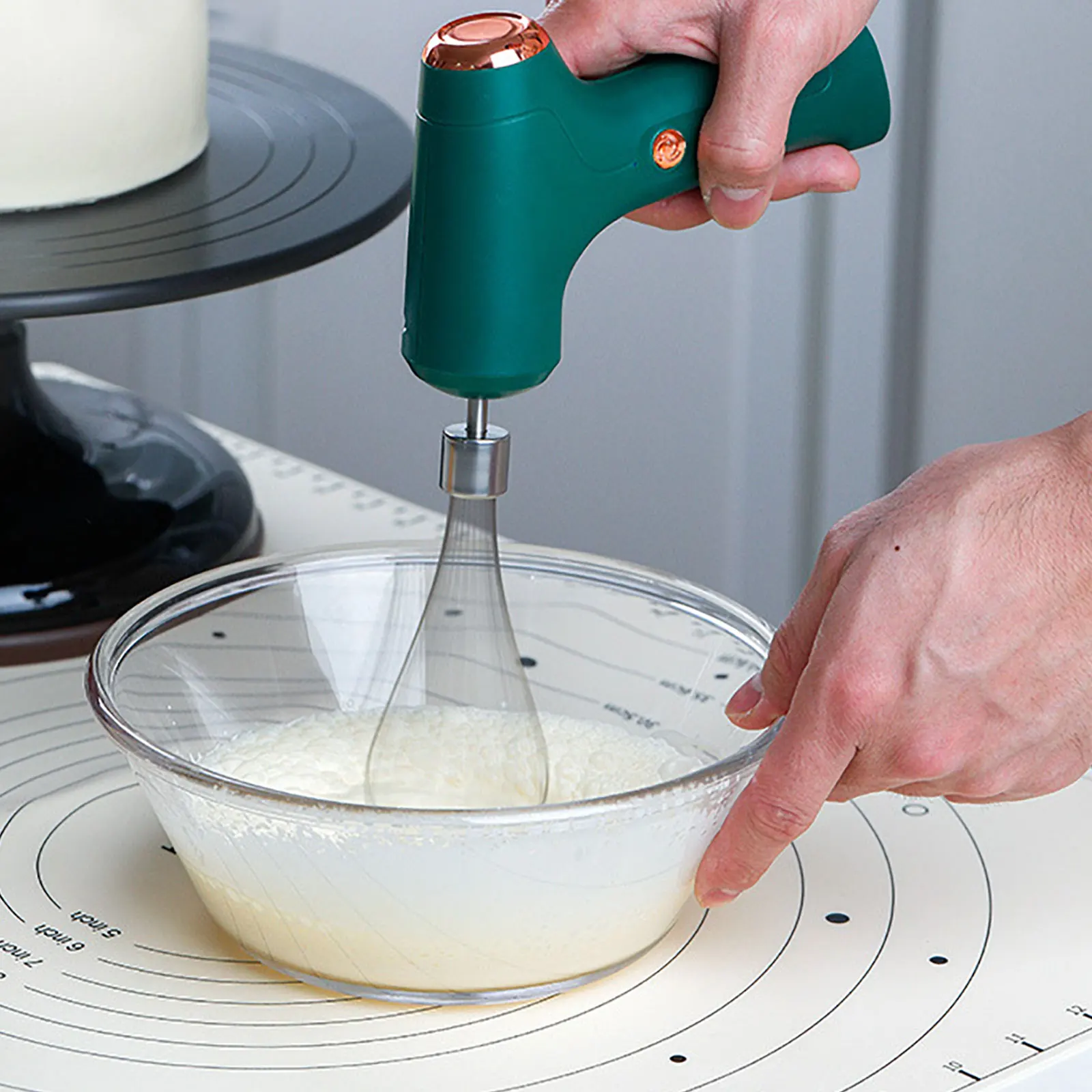 

1Set Multi-Function Electric Handheld Egg Beater Mixer Whisk for Household Baking Convenient Milk Frother Milk Frother Handheld