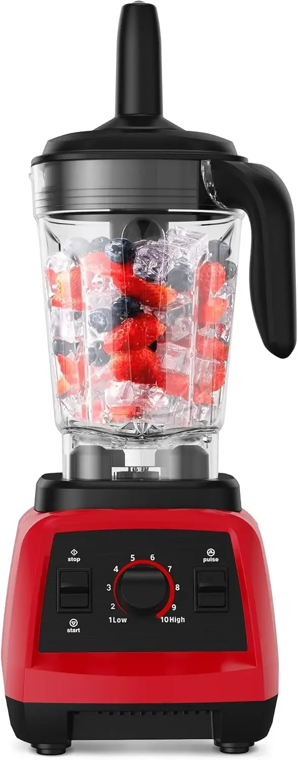 Blender, 1800W Professional Blender for Kitchen with 10 Speeds, Powerful Blender 68oz BPA Free Jar Ice Crusher Blender for for J