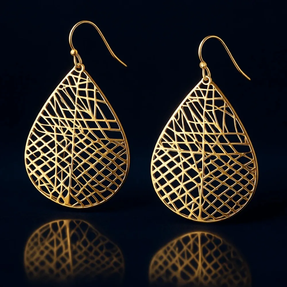 

Серьги-подвески в стиле бохо для женщин, легкие, с геометрическим филигранным узором, в золотистых, розовых и серебристых тонах.