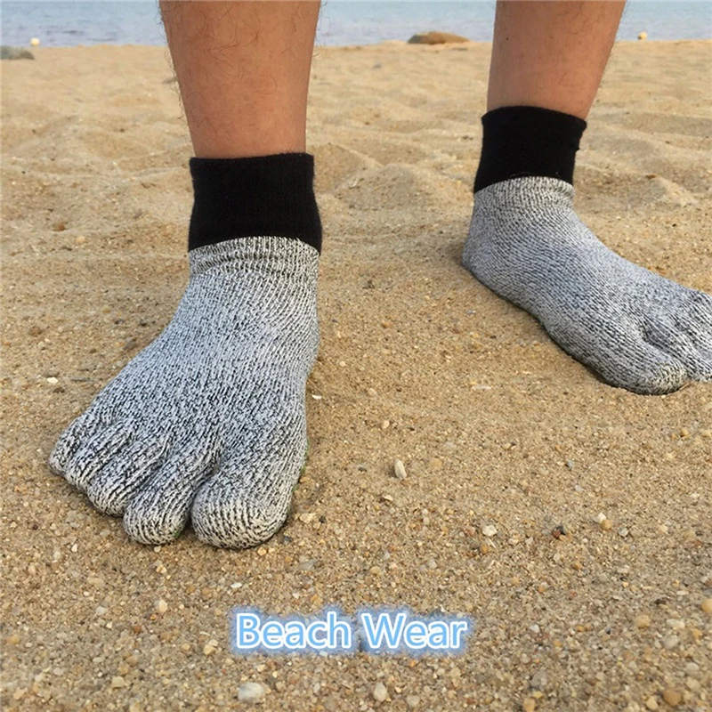 1 Pair New High Quality Comfortable 5 Toe Cut Resistant Socks Non Slip Yoga Stockings Hiking Running Climbing Arefoot Socks