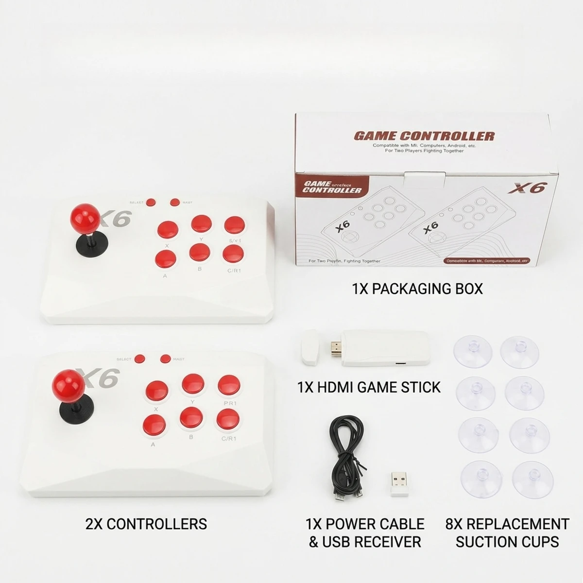X6 Videospielkonsole 4k Wireless Retro Handheld Spielkonsole_voghion.com
