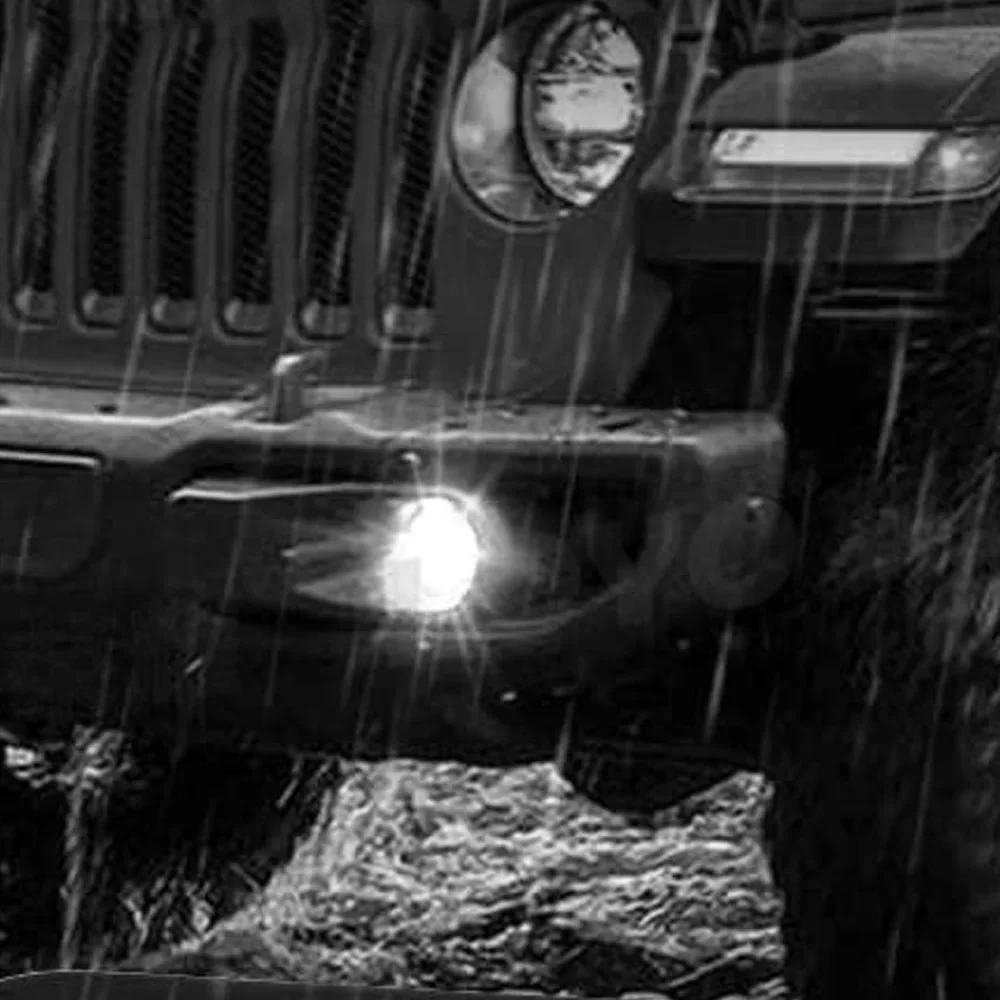 

For Jeep Wrangler 2018-2024 Car Fog Lights Assembly Upgrade High Quality Highlight LED Fog Lights High Quality Style Upgrade