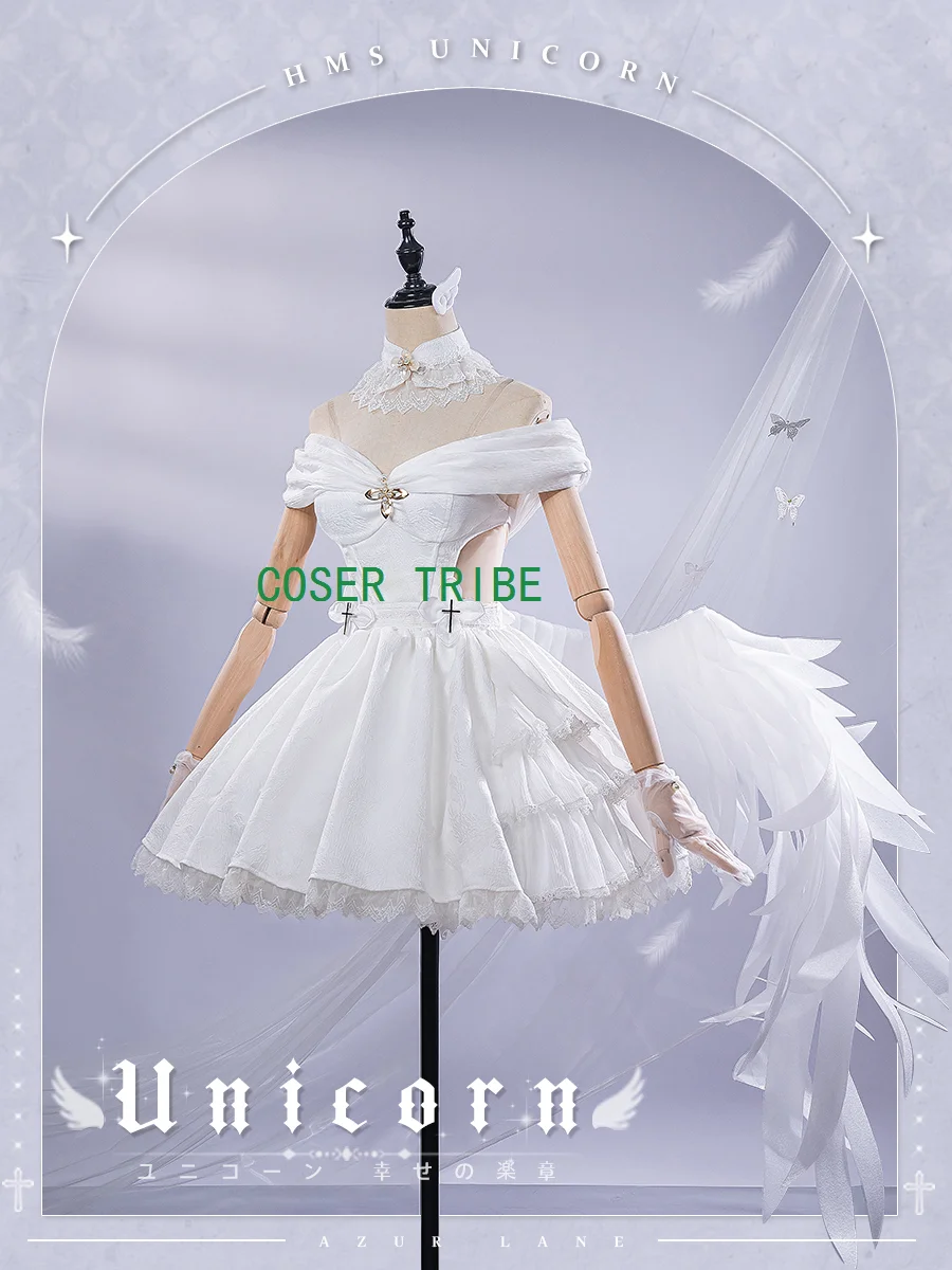 Azur Lane Unicorn Happiness Movement Gown Women Dress Cosplay Costume Cos Game Anime Party Uniform Hallowen Play Role Clothes